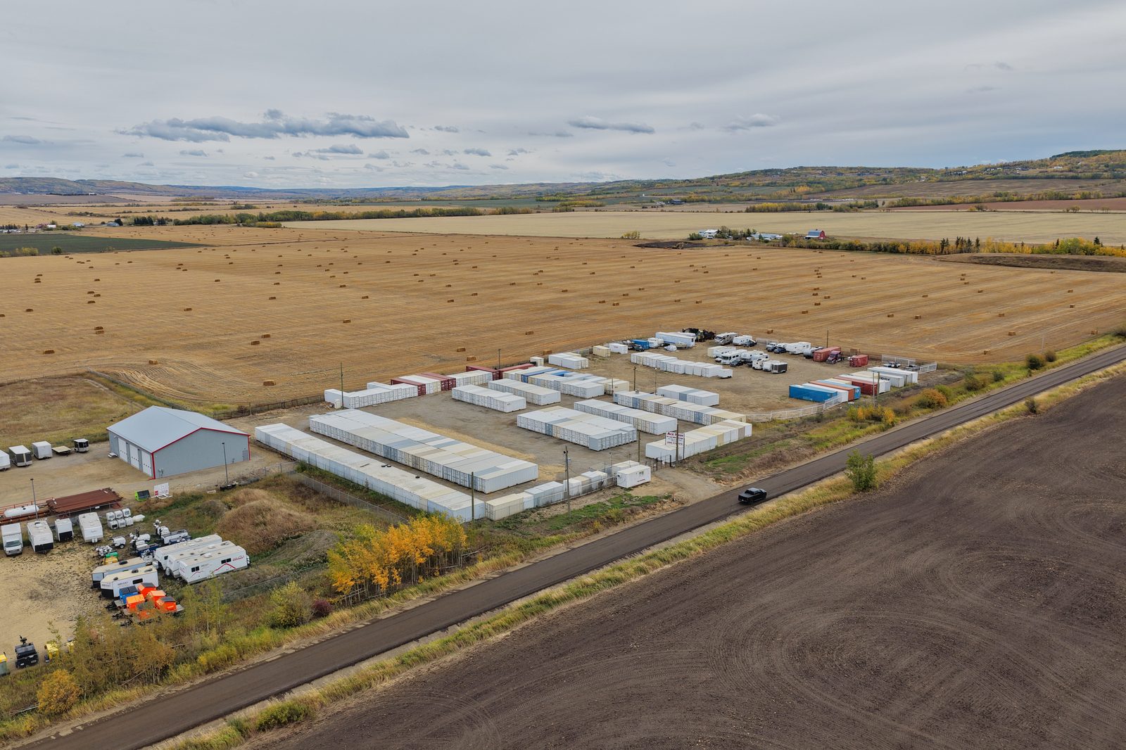 Aerial view of Ace High Storage facility