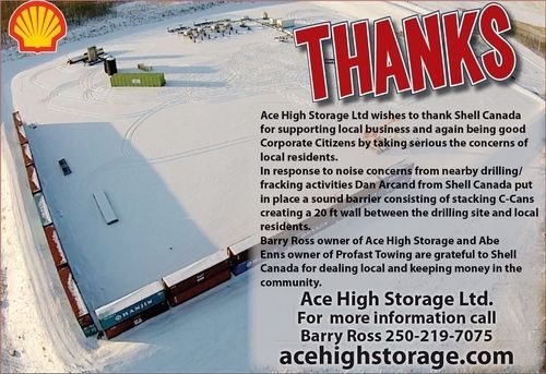 Thanks to Shell Canada!,
