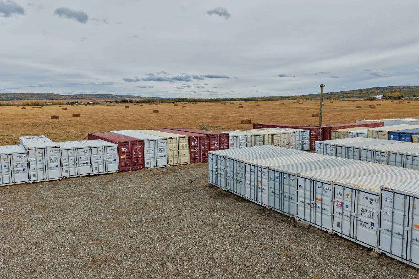 Shipping containers at Ace High Storage